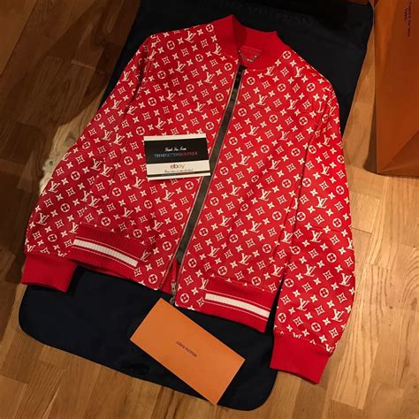 louis vuitton supreme jacket replica|supreme louis vuitton tracksuit.